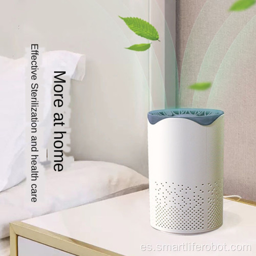 Purificador de aire blanco automático para alergias caseras